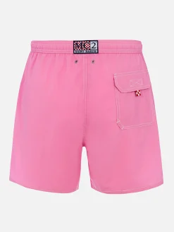 Mittellange Badeshorts Patmos für Herren in Rosa