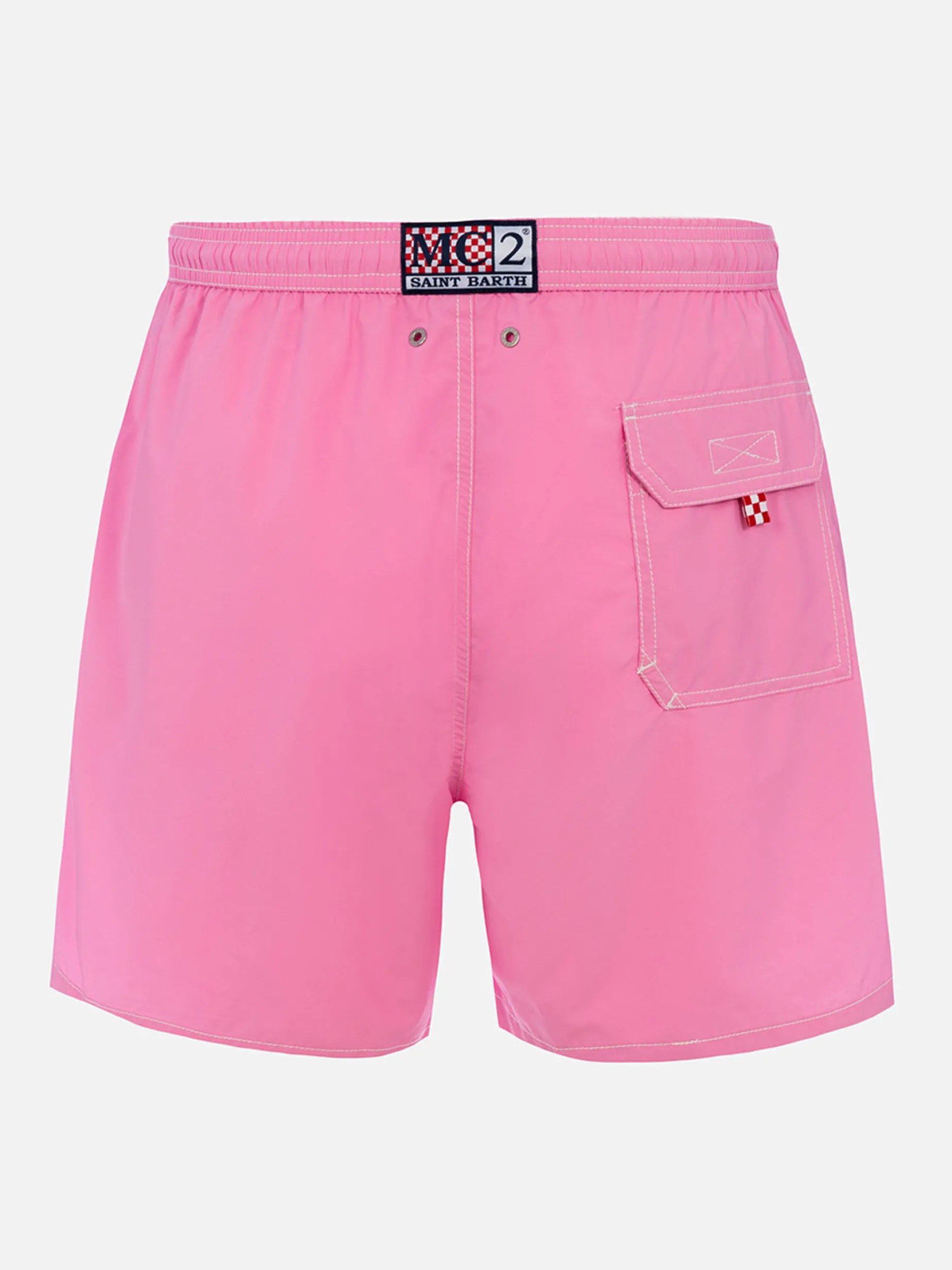 Mittellange Badeshorts Patmos für Herren in Rosa