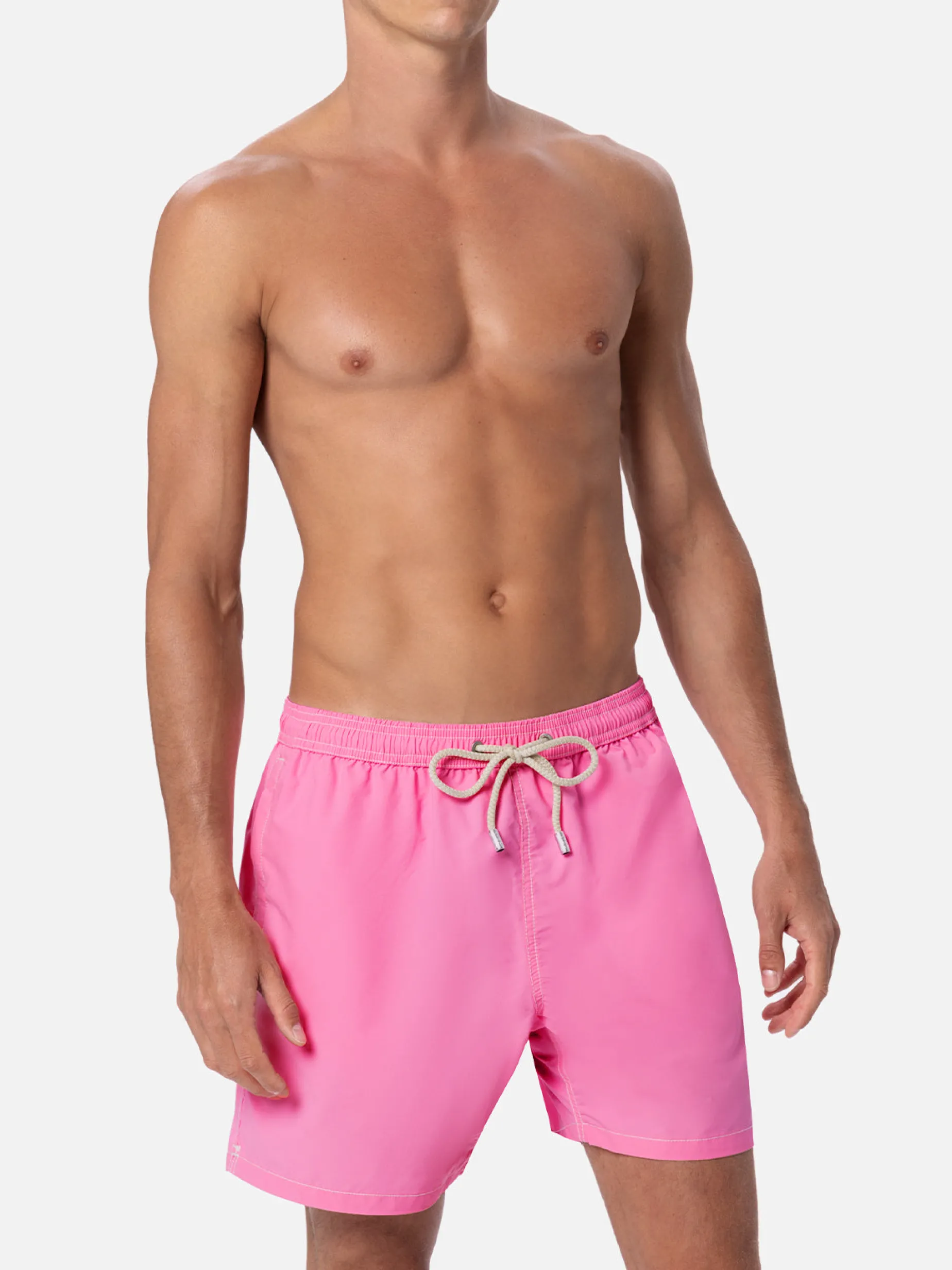 Mittellange Badeshorts Patmos für Herren in Rosa