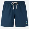 Mittellange Gustavia-Badeshorts für Herren mit Portofino Gin-Stickerei | PORTOFINO GIN SONDEREDITION