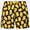 Mittellange Gustavia-Badeshorts für Herren mit Bart-Simpson-Aufdruck | DIE SIMPSONS-SONDERAUSGABE