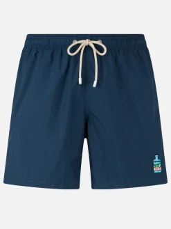 Mittellange Gustavia-Badeshorts für Herren mit Portofino Gin-Stickerei | PORTOFINO GIN SONDEREDITION