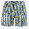 Mittellange Gustavia-Badeshorts für Herren mit Vespa-Aufdruck | VESPA-SONDEREDITION
