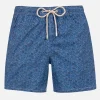 Mittellange Gustavia-Badeshorts für Herren mit Emma & Georgina-Aufdruck | HERGESTELLT AUS LIBERTY-STOFF