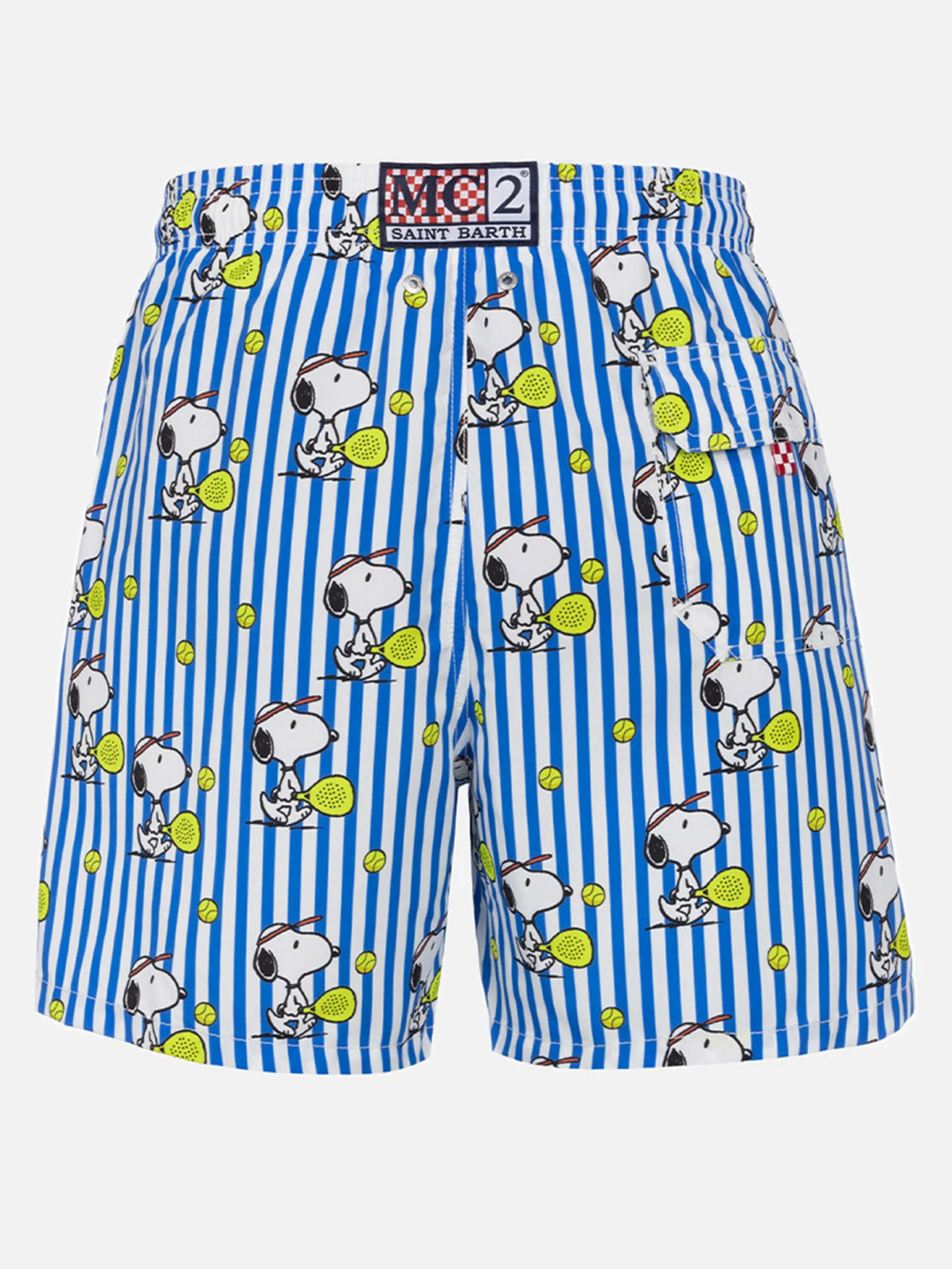 Mittellange Gustavia-Badeshorts für Herren mit Snoopy-Aufdruck | SNOOPY PEANUTS™ SONDEREDITION