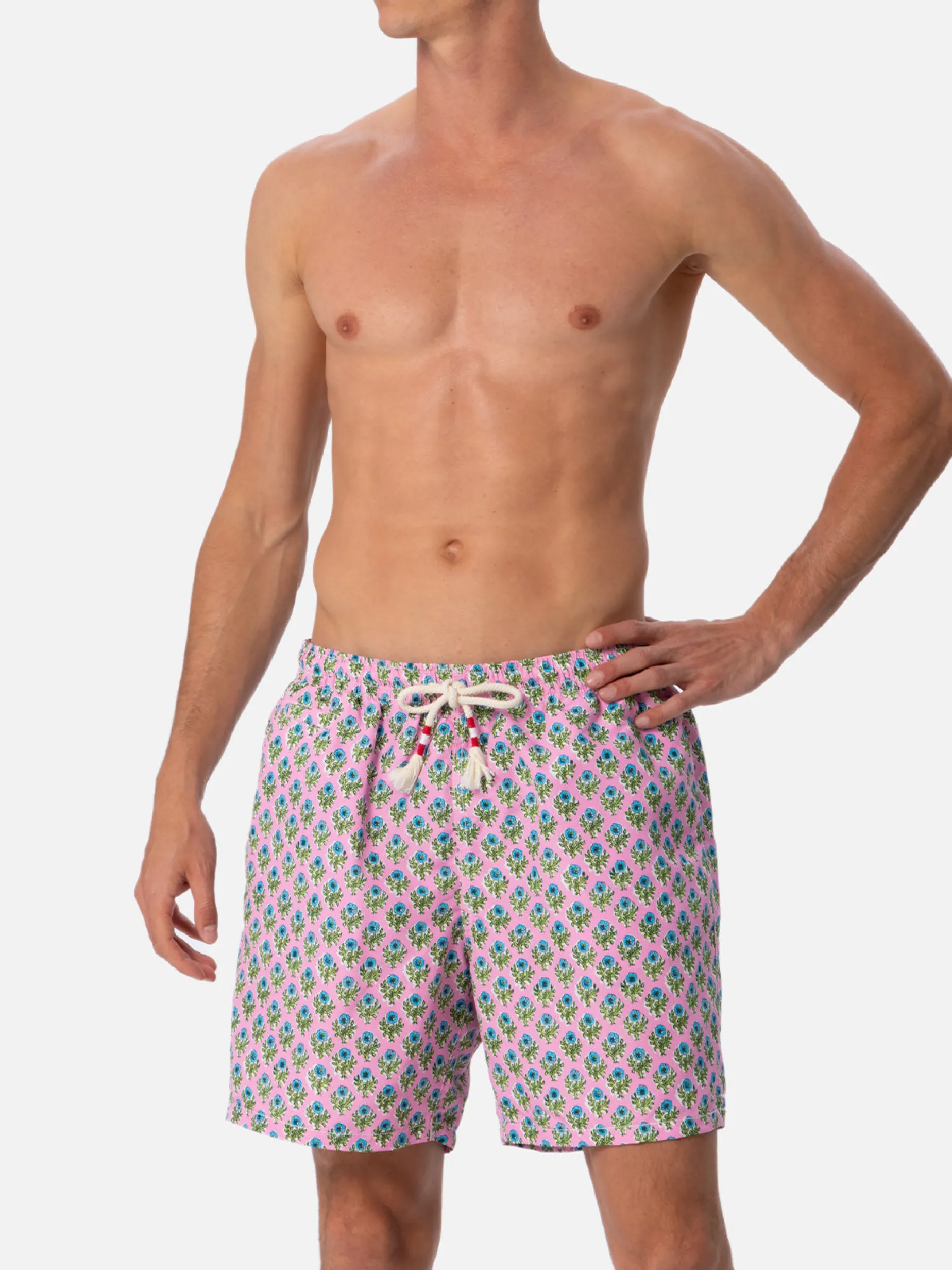Mittellange Herren-Badeshorts Caprese