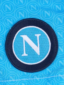 Mittellange Jeans-Badeshorts für Jungen mit Napoli-Print | SSC NAPOLI SPECIAL EDITION