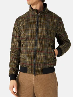 Mittelschwere Prince-of-Wales-Bomberjacke für Herren