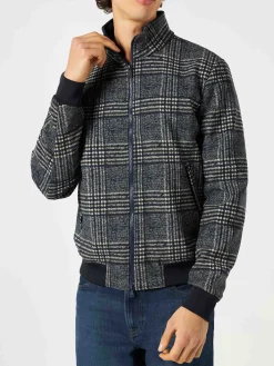Mittelschwere Prince-of-Wales-Bomberjacke für Herren