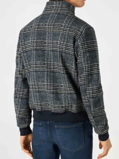 Mittelschwere Prince-of-Wales-Bomberjacke für Herren
