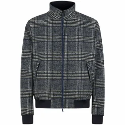 Mittelschwere Prince-of-Wales-Bomberjacke für Herren