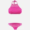 Neckholder-Bikini-Top mit Bandana-Print