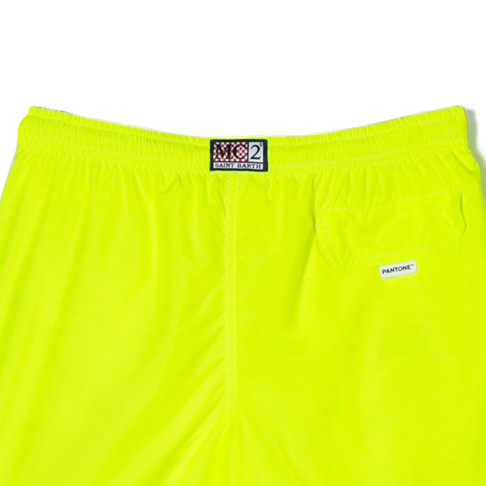 Neongelbe Badeshorts für Jungen | PANTONE® SONDERAUSGABE