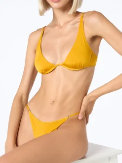 Ockergelber Triangel-Bikini mit Bügel für Damen Winona Jodene