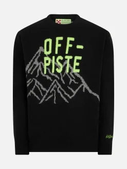 Off-Piste-Herrenpullover in Fluo-Gelb