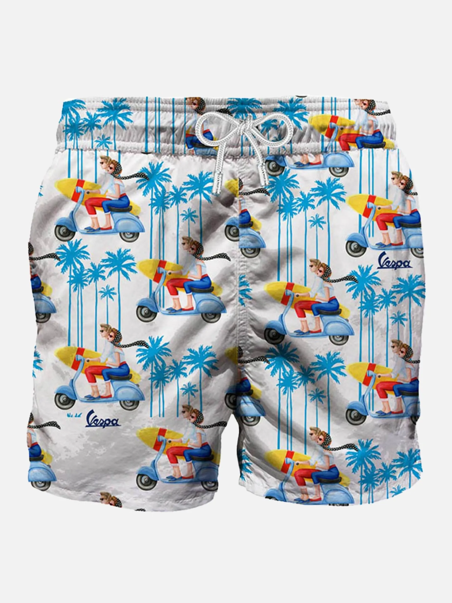 Oh Vespa®! Mittellange Badeshorts – Vespa® Special Edition