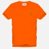 Orangefarbenes Baumwoll-T-Shirt für Jungen