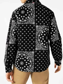 Overshirt mit Tasche und St. Barth Bob Club-Stickerei