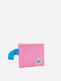 Pareasy – Crinkle-Pochette in Rosa