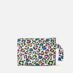 Pareasy-Pochette aus Nylon mit Animal-Print