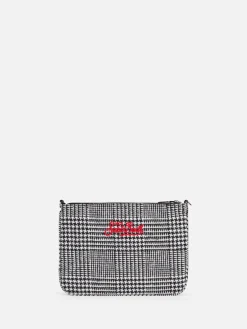 Parisienne Umhängetasche – Clutch mit Prince-of-Wales-Muster