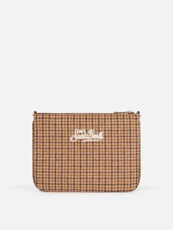 Parisienne Umhängetasche – Clutch mit Mini-Karomuster