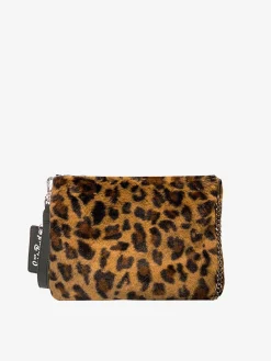 Parisienne Umhängetasche Clutch aus Wolle mit Motiv und Animal-Print