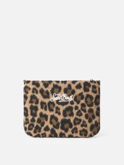 Parisienne-Beutel mit Leopardenmuster und Kette