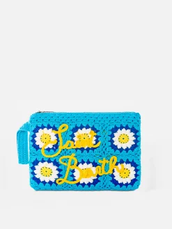 Parisienne-Häkelclutch mit Gänseblümchen-Stickerei
