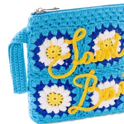 Parisienne-Häkelclutch mit Gänseblümchen-Stickerei