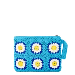 Parisienne-Häkelclutch mit Gänseblümchen-Stickerei