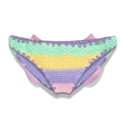 Pastellfarbene Badehose für Mädchen