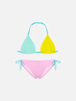 Pastellfarbener Mädchenbikini