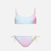 Patchwork-Bikini für Mädchen