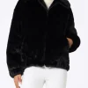 Pelzbomberjacke Abel für Damen mit Kragen und Saint Barth-Print