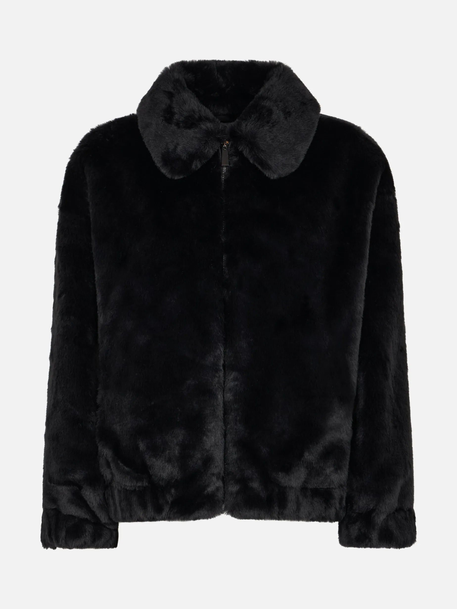 Pelzbomberjacke Abel für Damen mit Kragen und Saint Barth-Print