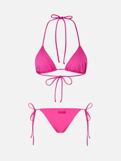Pinkfarbener Triangel-Bikini für Damen Leah Marielle