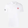 Piquet-Poloshirt für Kinder mit Stickerei vorne und Aufdruck hinten