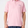 Poloshirt aus rosa effetto sfumato-Jersey