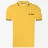 Poloshirt aus Stretch-Piquet mit Stickerei vorne