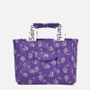 Puffer-Handtasche mit Paisley-Print