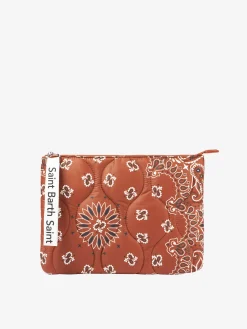 Puffer-Pochette mit Bandana-Print