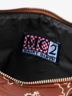 Puffer-Pochette mit Bandana-Print