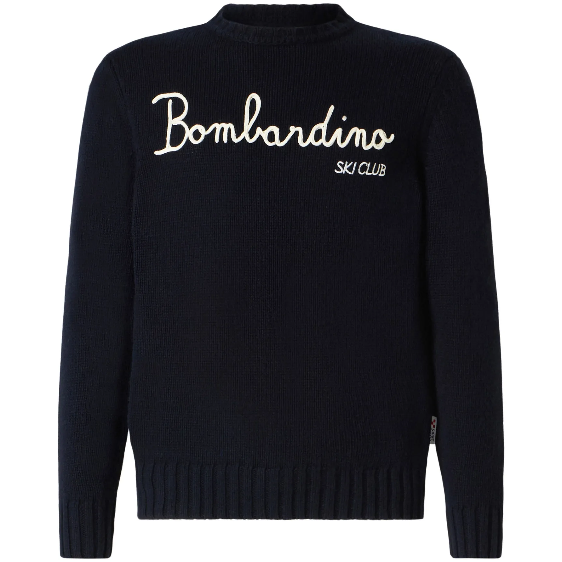 Pullover aus Kaschmirmischung mit Bombardino-Skiclub-Stickerei