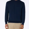 Pullover aus Merinowolle in Marineblau von Man Regent