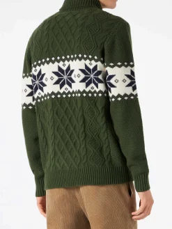 Pullover mit halbem Rollkragen und Verbier-Schriftzug