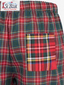 Pyjamahose für Kinder mit Tartan-Print
