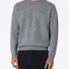Regent Pullover aus Lambswool in Melange-Grau für Herren