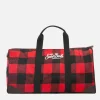 Reisetasche mit Schottenmuster