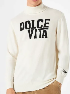 Rollkragenpullover aus Kaschmirmischung